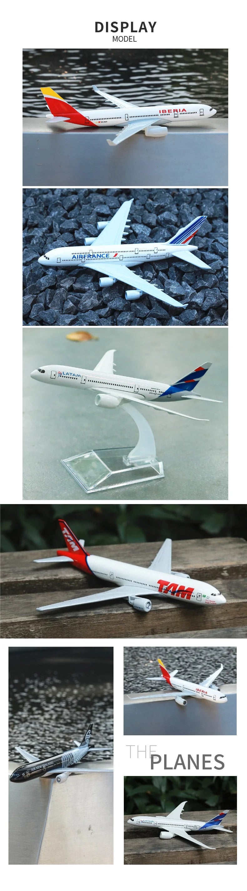 Metal Airplane Airliner Model